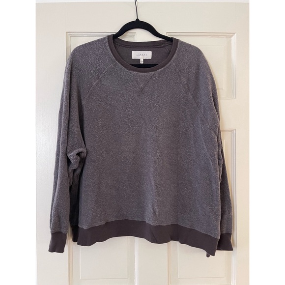 THE GREAT SLOUCH SWEATSHIRT SIZE MEDIUM WASHED BLACK - Picture 2 of 4